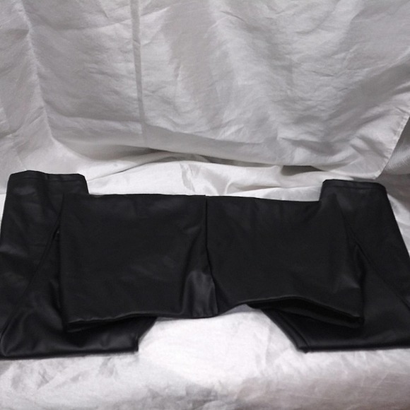 Smooth Fitting BLACK Vegan Leather PANTS L by A NEW DAY - Picture 7 of 11